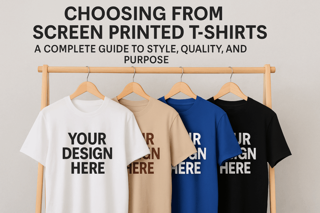 screen-printed t-shirts